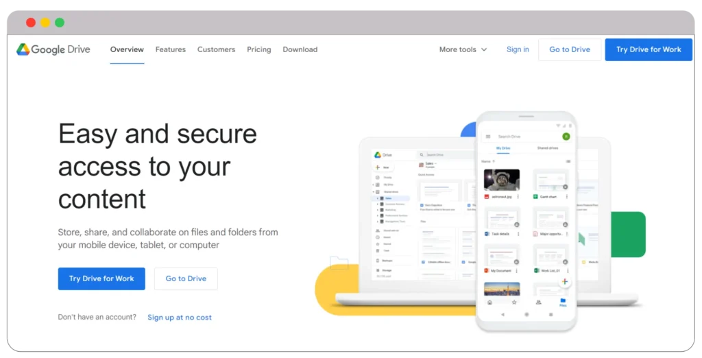 19 BEST Free Cloud Storage Providers to Store your Data 13 Google drive cloud storage provider