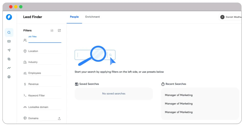 Snov.io vs Instantly.ai: Battle of Email Outreach Tools 14 Lead finder in Instantly
