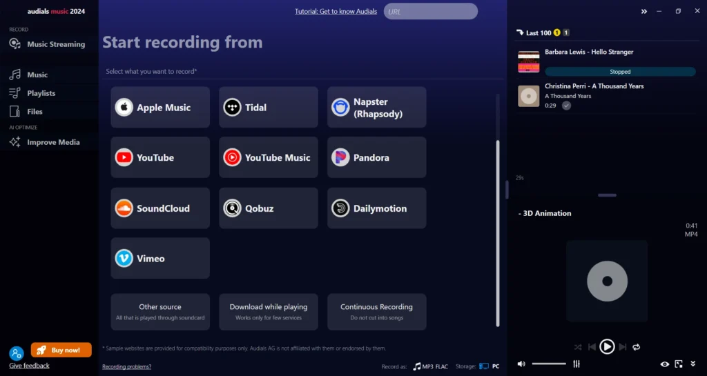 15 Free Online MP3 Music Downloaders (Apps and Sites) 8 Recording options in Audials