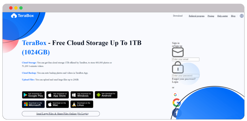 19 BEST Free Cloud Storage Providers to Store your Data 23 Terabox cloud storage provider