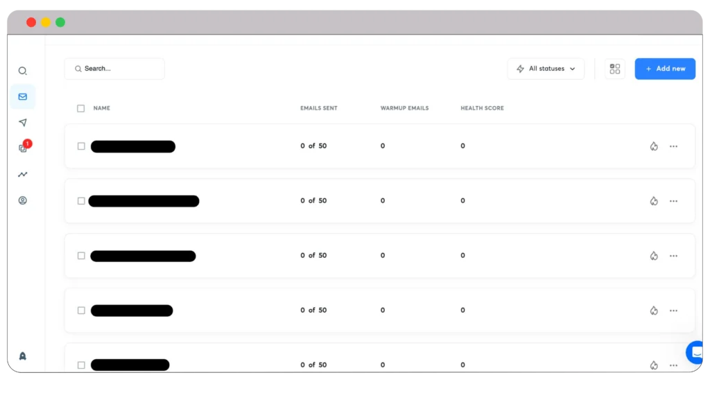 Unlimited email accounts
