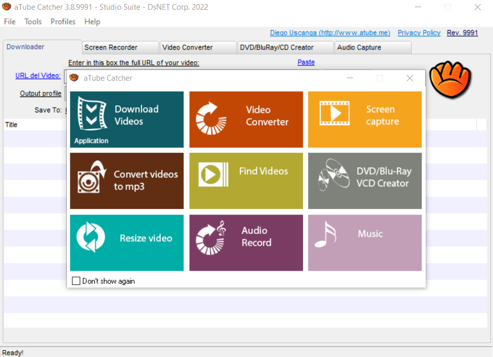 atubecatcher downloading options