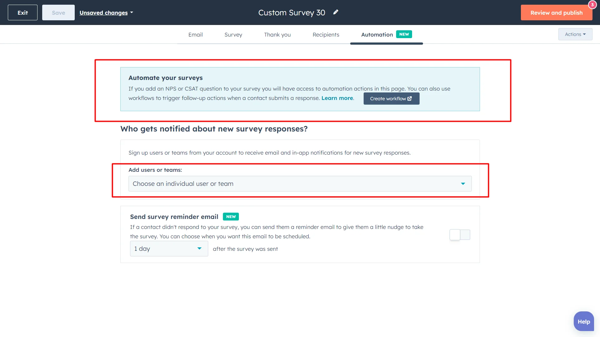 HubSpot Customer Feedback Survey Tool: Get Insights & Boost Conversion 8 automate-your-survey