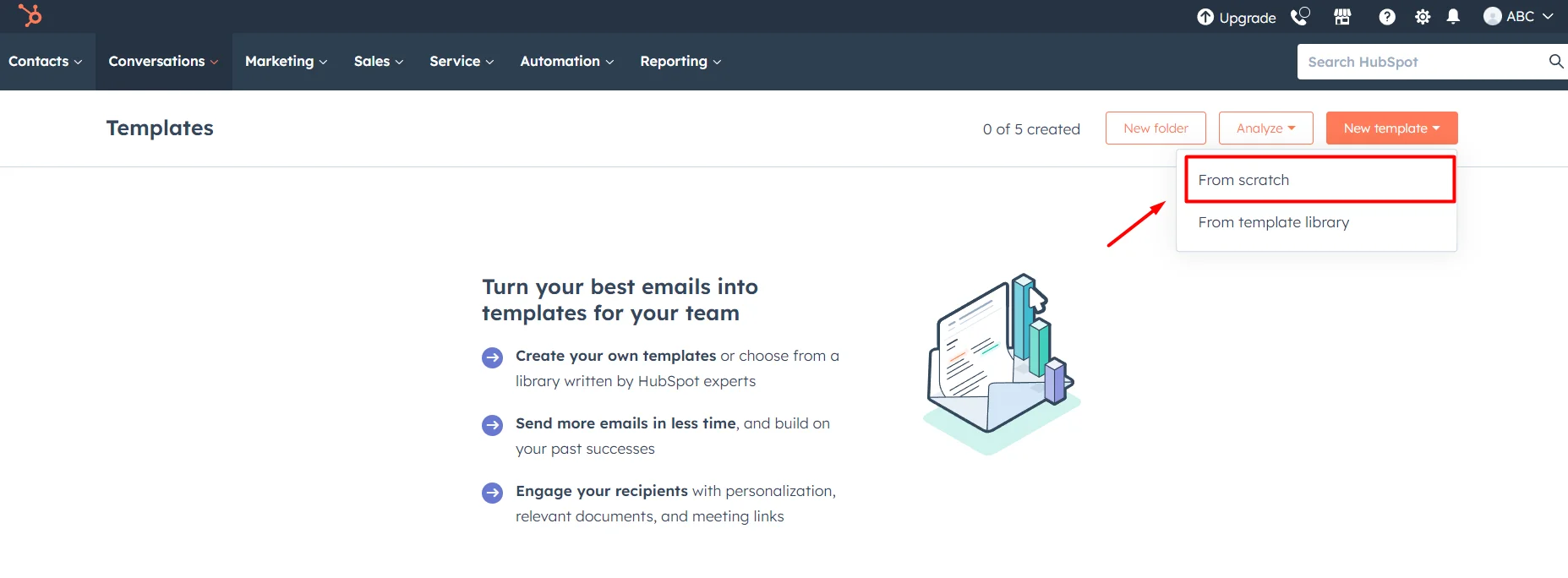Boost your Email Campaigns with HubSpot Email Template Builder 3 create-a-new-template-from-scratch
