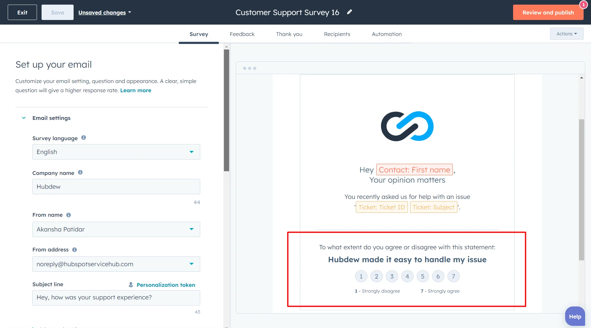 HubSpot Customer Feedback Survey Tool: Get Insights & Boost Conversion 9 customer-effort-score-survey
