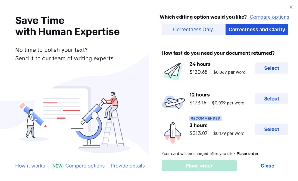 grammarly expert writing help