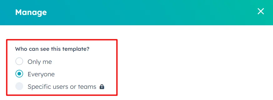 Boost your Email Campaigns with HubSpot Email Template Builder 18 manage-sharing-of-email-templates