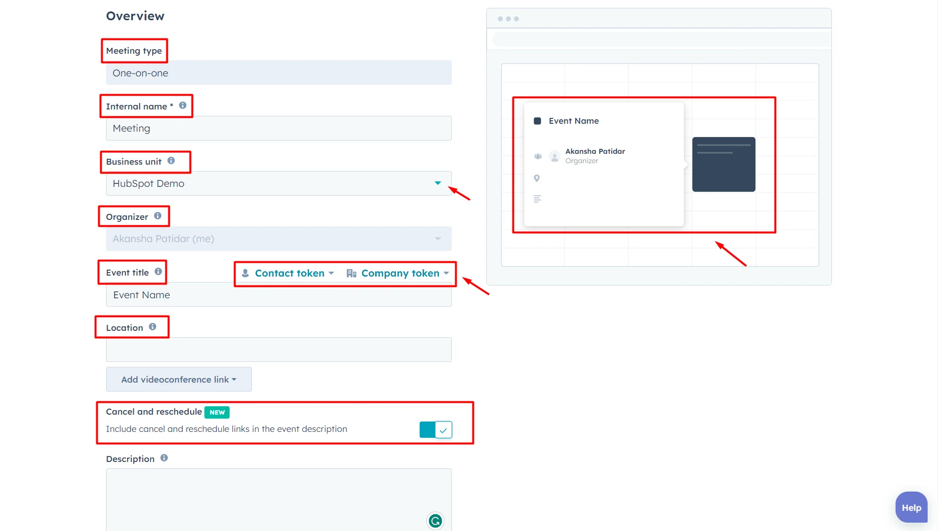 How to Book Sales Meetings with Best & Free HubSpot Meeting Scheduler? 5 overview-tab-scheduling-pages