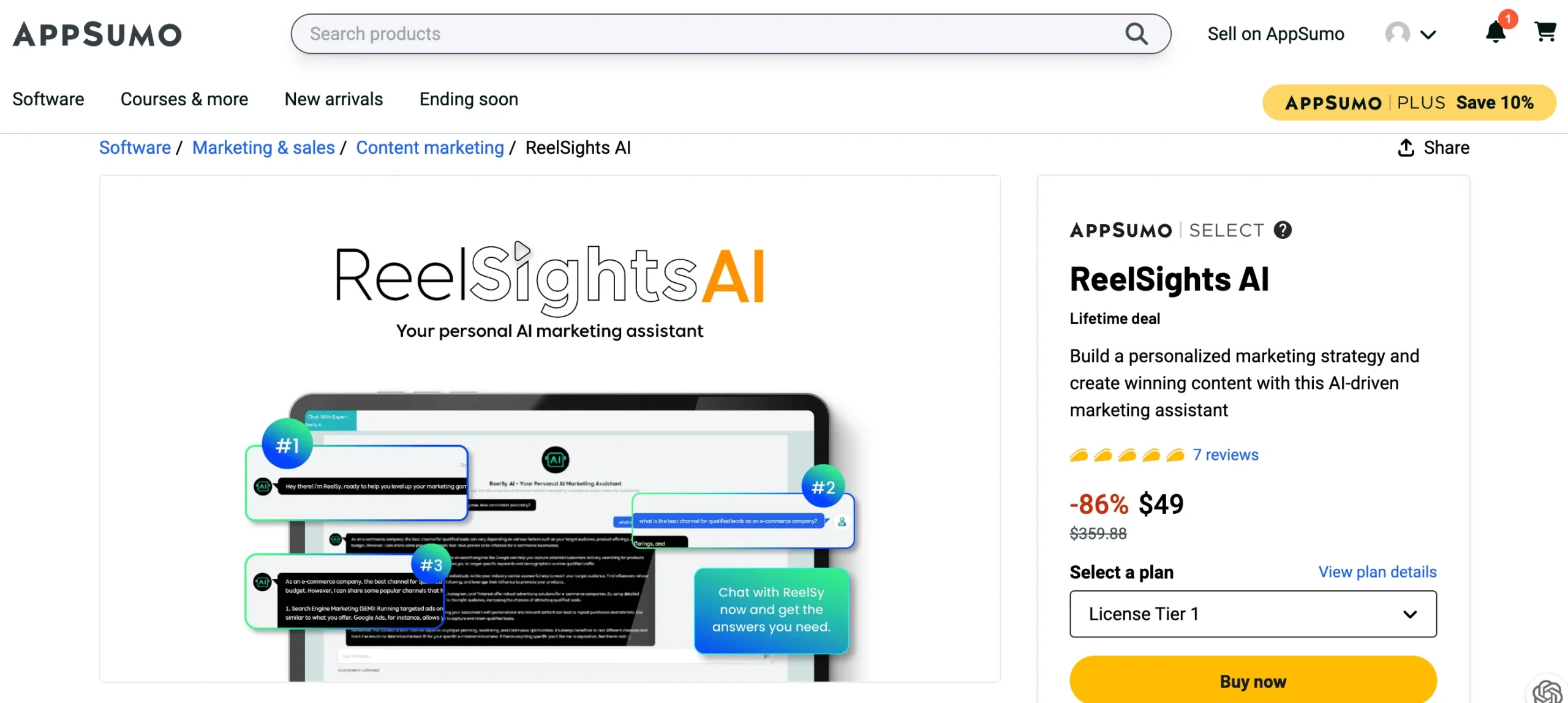 Explore 39 Best Lifetime Deals: Secrets To Unbeatable Offers 21 reelsights lifetime deal scaled