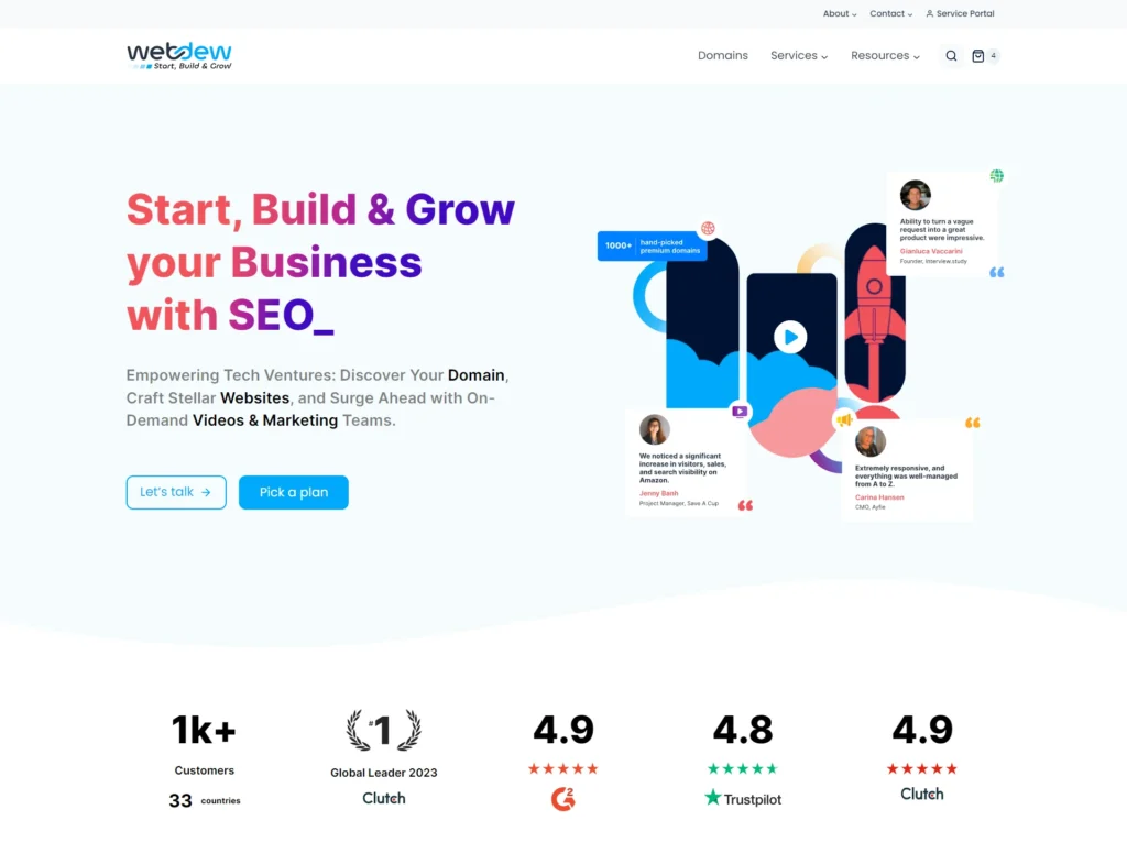 webdew website makeover