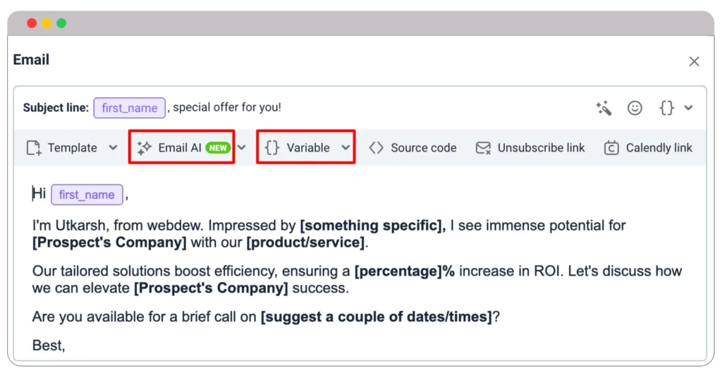 write email for drip campaign
