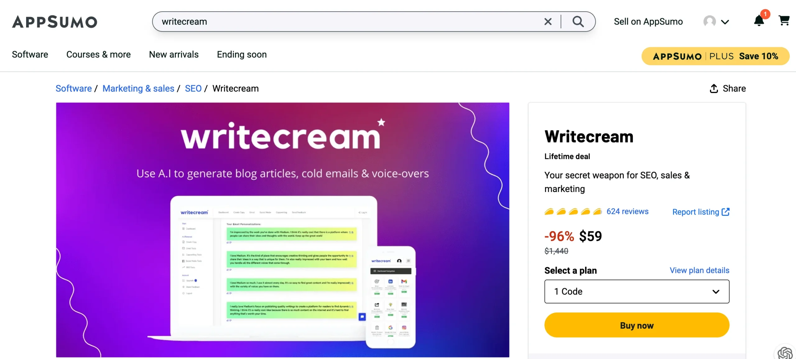 Explore 39 Best Lifetime Deals: Secrets To Unbeatable Offers 1 writecream lifetime deal scaled