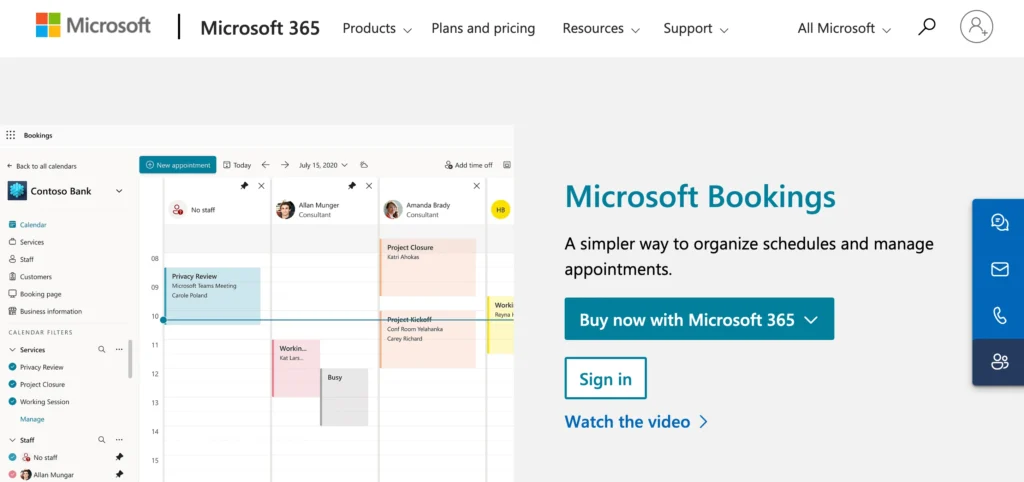 Microsoft Bookings