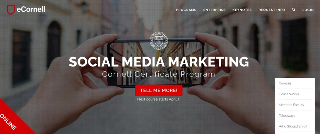 Learn Digital Marketing: Crack the Code to Digital Success in 2024 41 SMM by eCornell