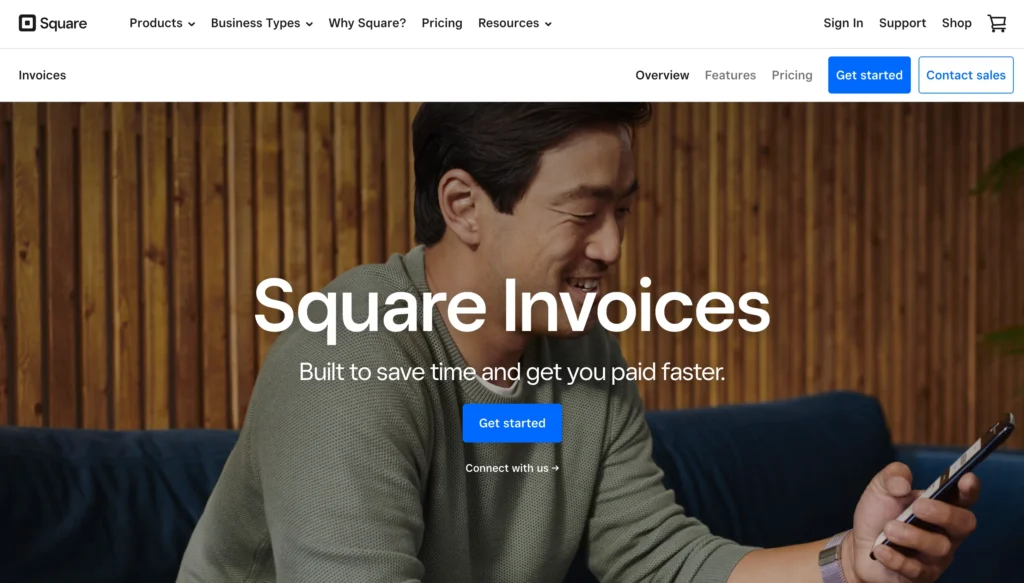 Square invoices