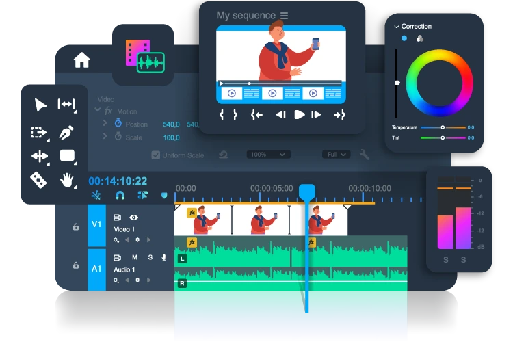 Video editing hero image