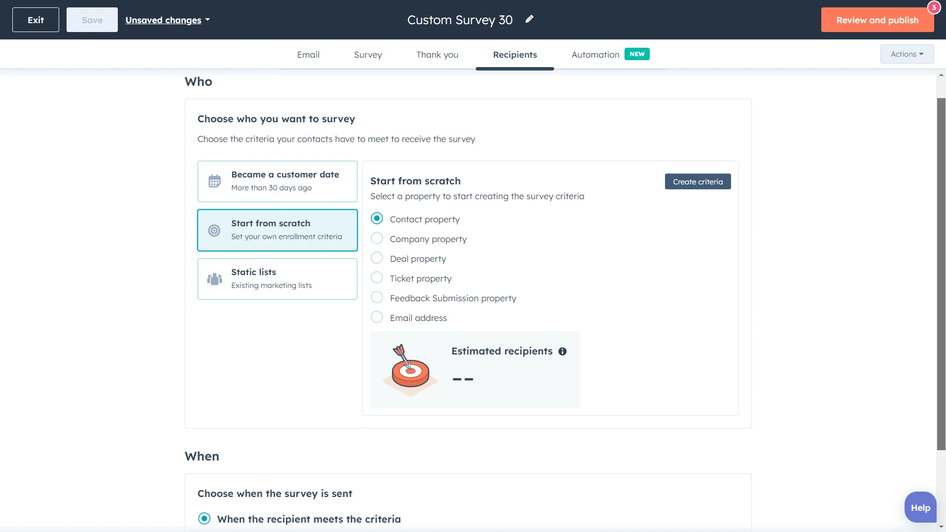HubSpot Customer Feedback Survey Tool: Get Insights & Boost Conversion 7 add-recipients