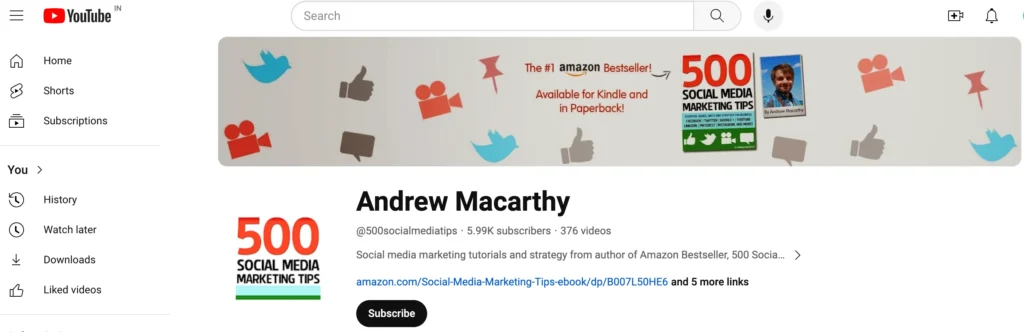 Learn Digital Marketing: Crack the Code to Digital Success in 2024 50 andrew macarthy