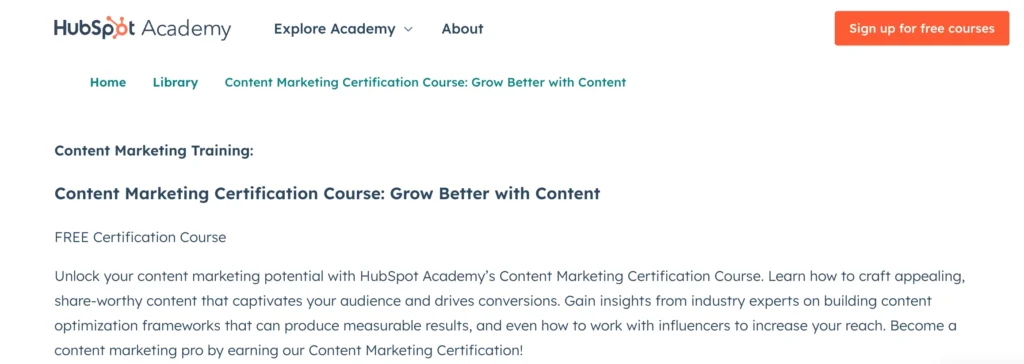 Learn Digital Marketing: Crack the Code to Digital Success in 2024 22 content marketing certification course