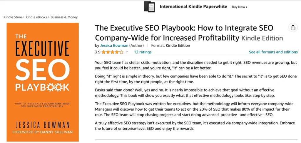 Learn Digital Marketing: Crack the Code to Digital Success in 2024 9 executive seo playbook