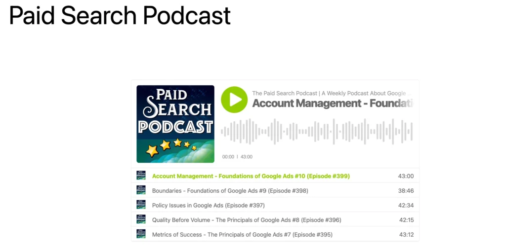 Learn Digital Marketing: Crack the Code to Digital Success in 2024 88 paid search podcast