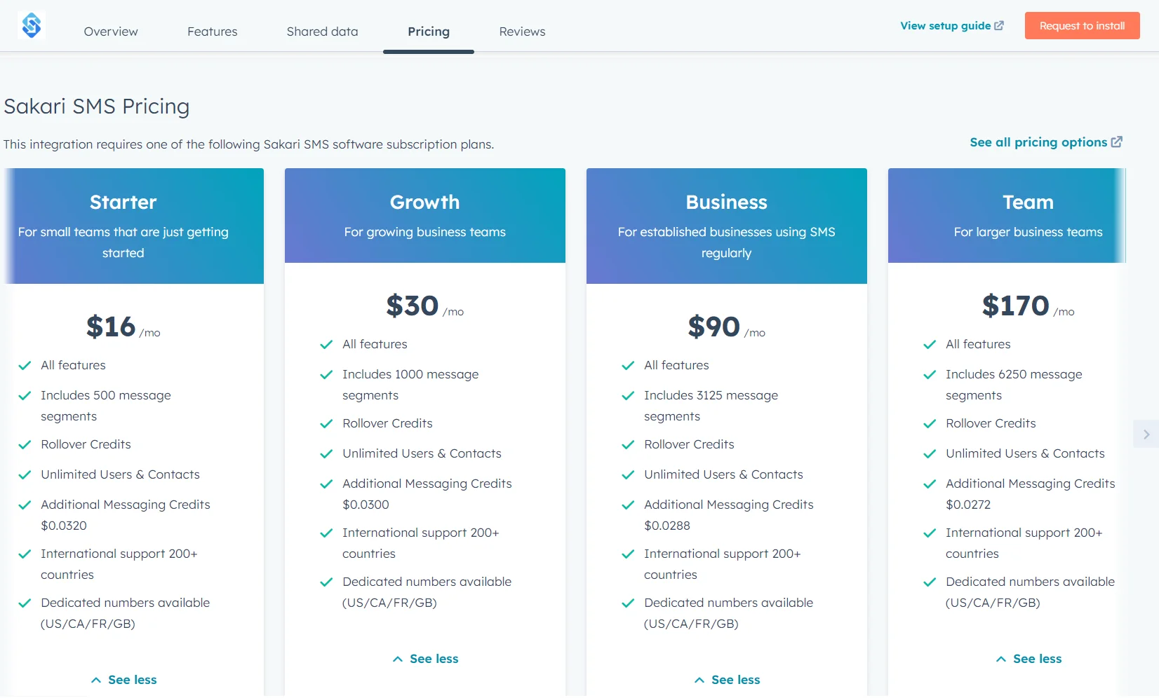 HubSpot SMS Pricing: Boost your Marketing Campaigns with SMS Message 3 sakari-sms-pricing