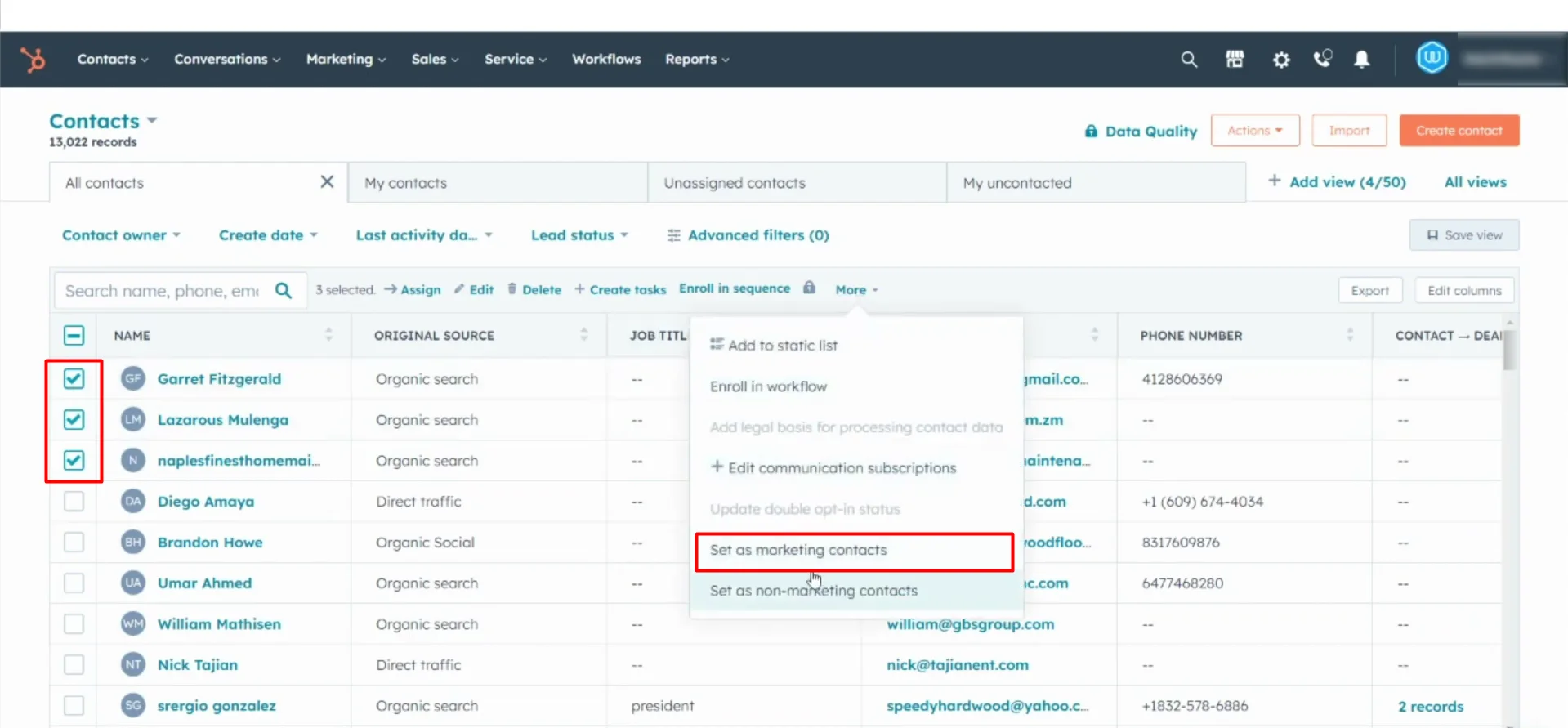 set-marketing-contacts-in-hubspot
