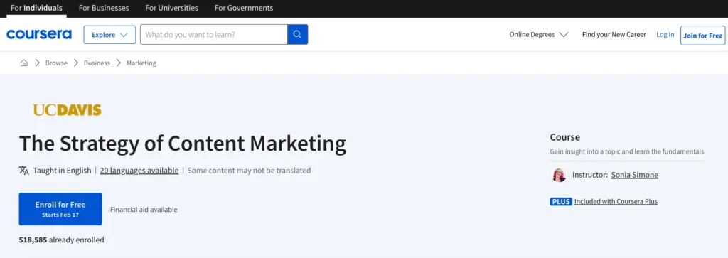 Learn Digital Marketing: Crack the Code to Digital Success in 2024 20 strategy of content marketing