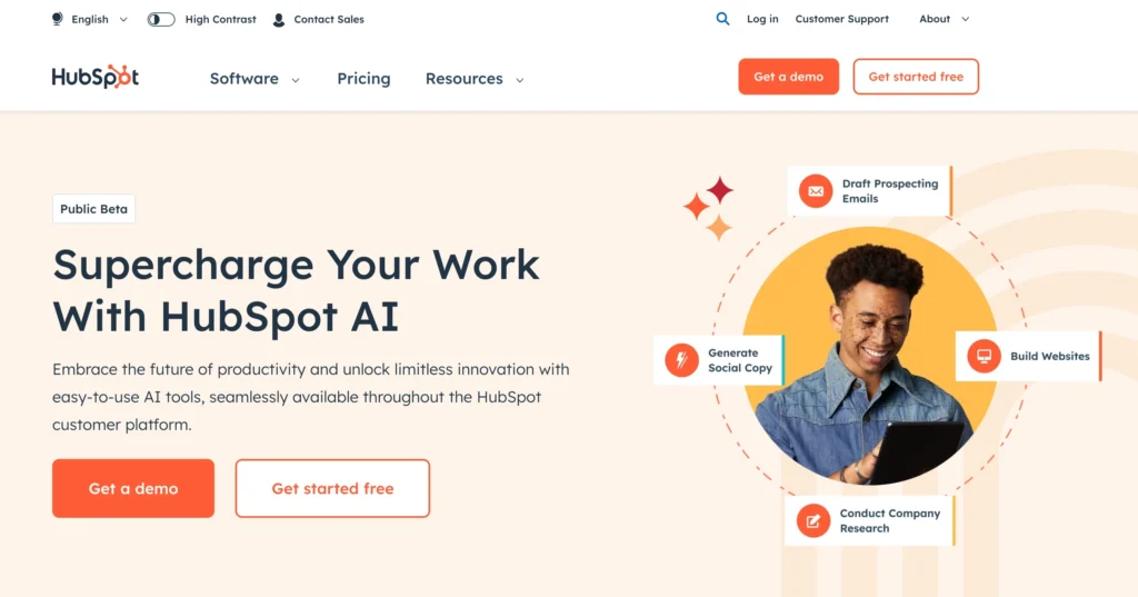 HubSpot AI marketing bot