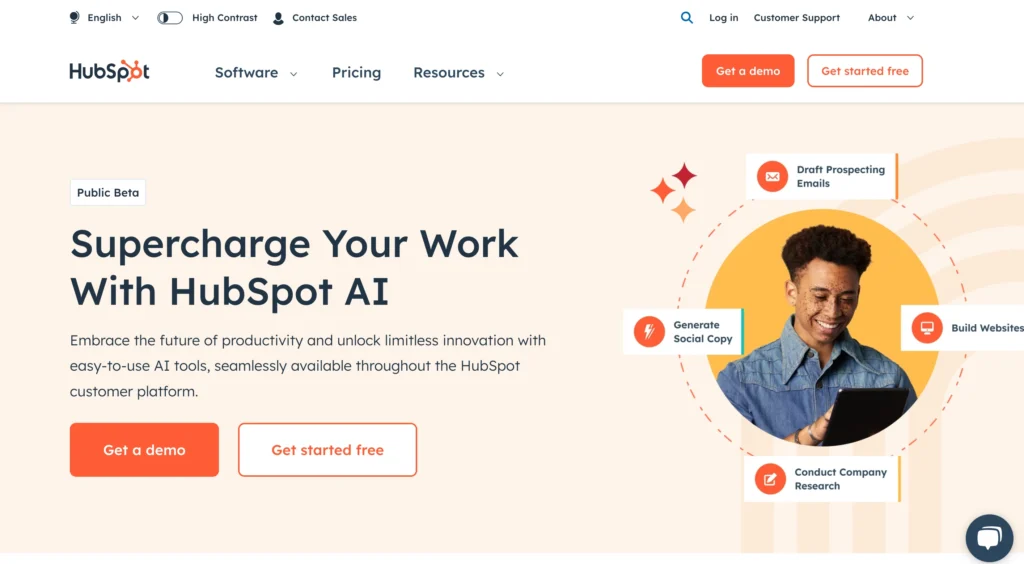 Top 12 Free AI Tools for Affiliate Marketing in 2024 4 Hubspot free ai tools for affiliate marketing