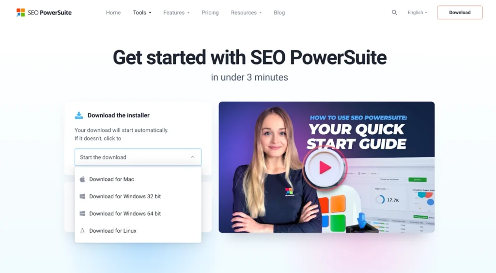 SEO powersuite installtion