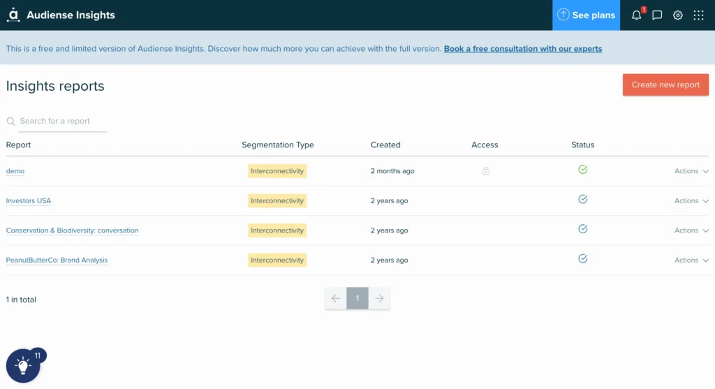 Top 12 Free AI Tools for Affiliate Marketing in 2024 26 audiense dashboard