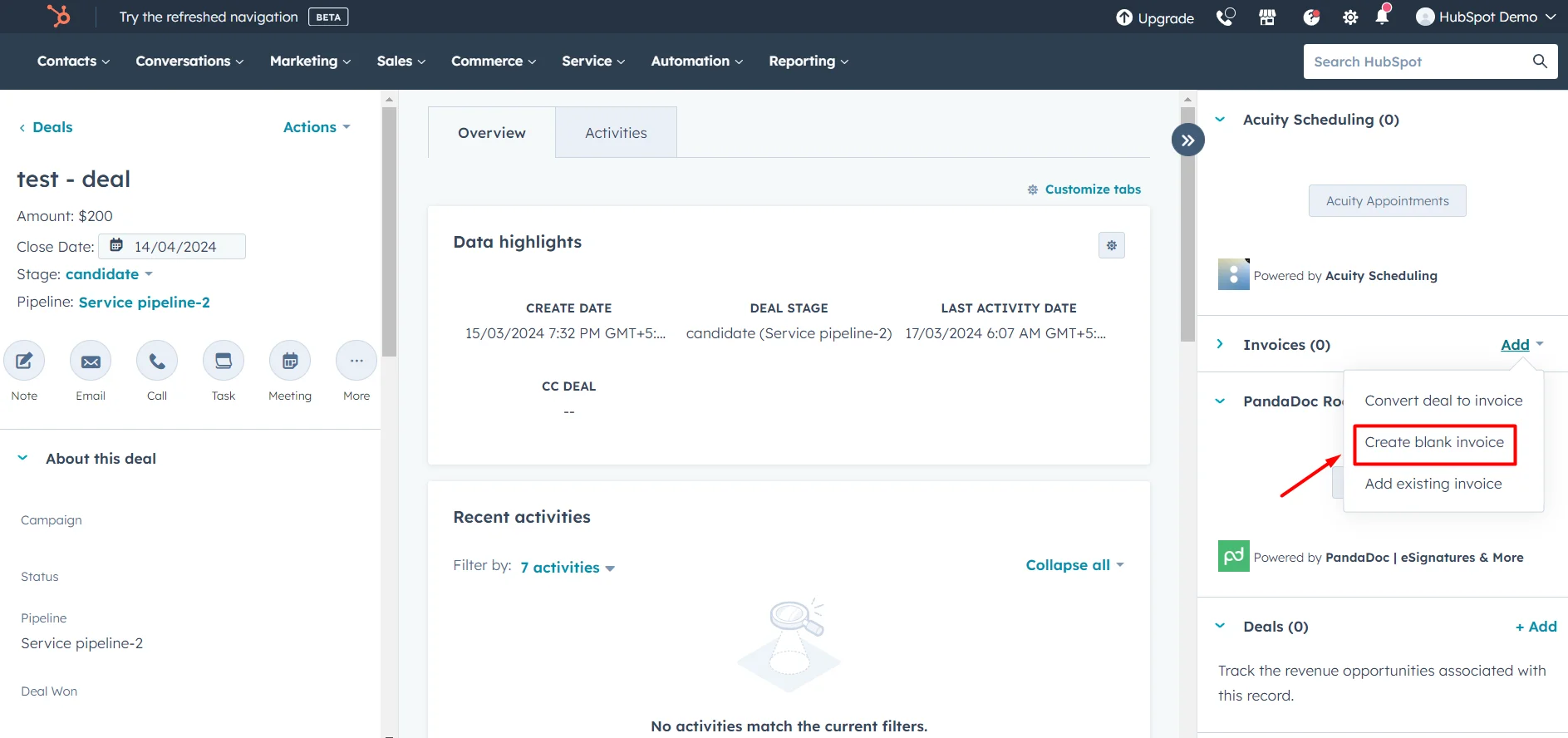 create-invoice-hubspot-quickbooks-integration