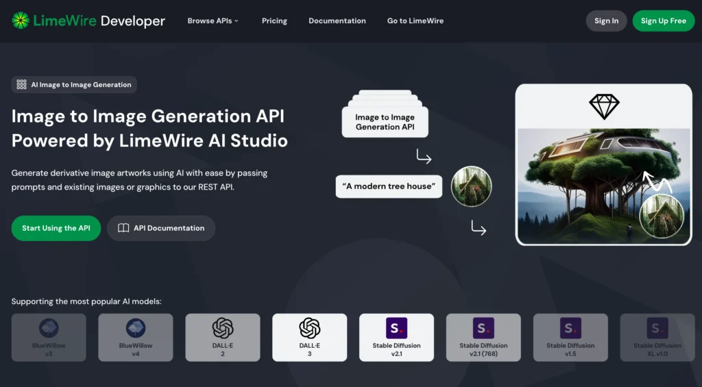 image to image generation API