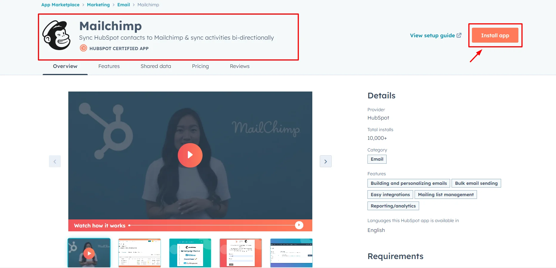 Boost your Email Marketing Strategy with HubSpot Mailchimp Integration 1 install-mailchimp-app-hubspot-mailchimp-integration