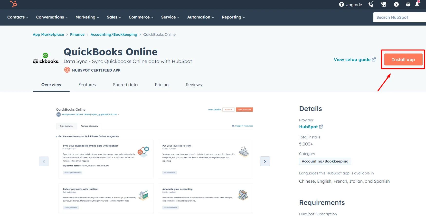 install-quickbooks-online