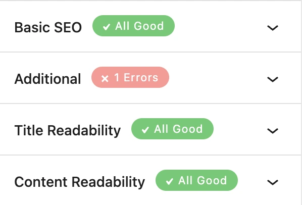 rank math core optimization