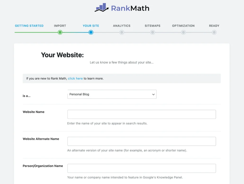 website SEO customization