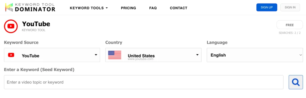Keyword tool dominator