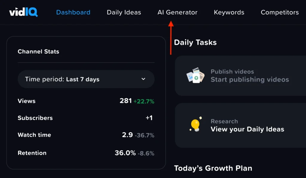 accessing AI generator