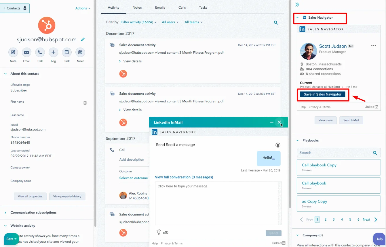 create-lists-hubspot-linkedin-integration