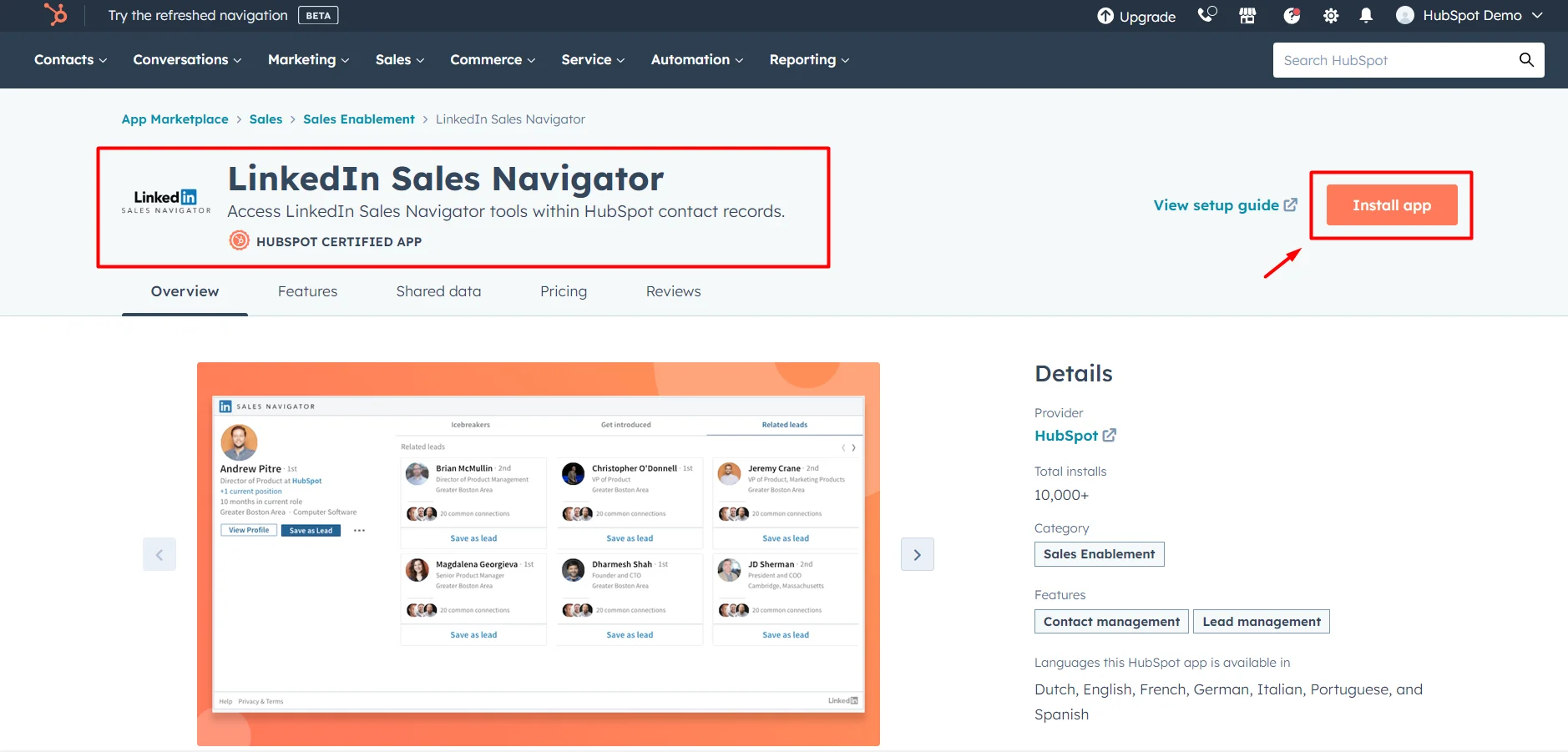 install-linkedin-sales-navigator-app