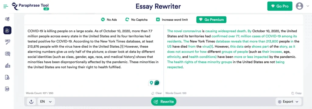 Essay rewriter