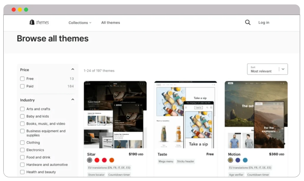 Wix vs Shopify 2024: Comparing 6 key areas 7 Shopify themes 1