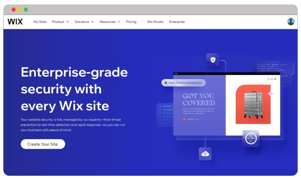Wix site design 1