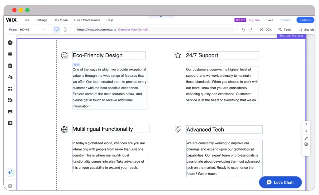 Wix website builder pricing