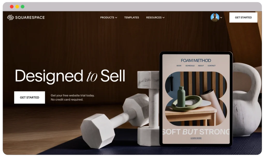 Squarespace real estate website builder