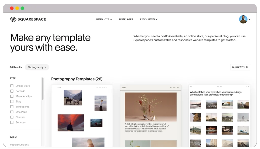 An ultimate Squarespace website builder review to read in 2024 3 Squarespace templates
