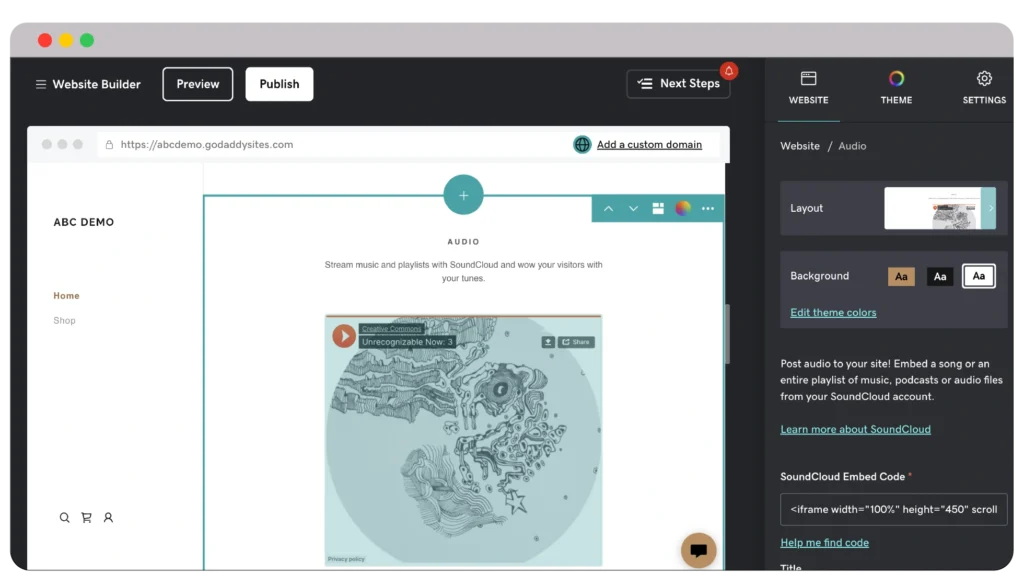 Drag and drop editor 2